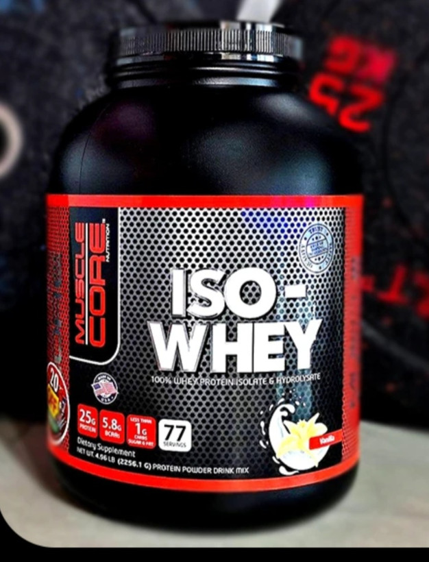 پروتئین وی ایزوله Muscle Core Nutrition ۲۴۰۲ گرم طعم شکلات. به شرط آزمایشگاه. صدرصد اورجینال