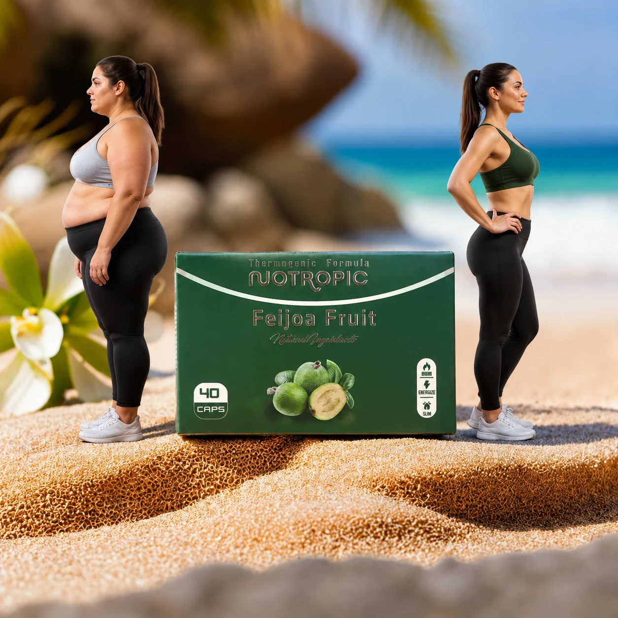 کپسول لاغری و چربی‌سوز فوجیا اصل (Feijoa Fruit) - فرمولاسیون اختصاصی بانوان